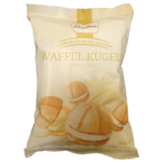 crisbiss Waffel Kugeln Vanillegeschmack 90g