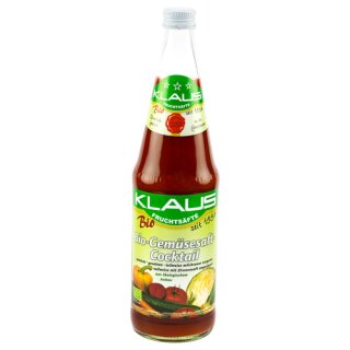 Klaus Bio Gemüsesaft-Cocktail 0,7l DE-ÖKO-021