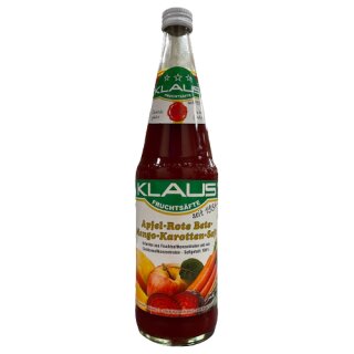 Klaus Apfel Rote Beete Mango Karottensaft 0,7l