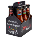 Altenburger Grill Sixpack gefüllt mit 6 BBQ-Saucen /...