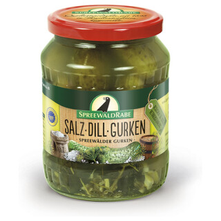 SpreewaldRabe Salz-Dill-Gurken 650 g