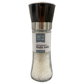 GEMARA Salt Selection Pakistanisches Halit Salz in der XXL Keramikmühle 150g