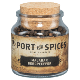 GEMARA Port of Spices Malabar Bergpfeffer Tintenglas 80g