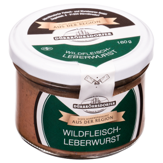Dürrröhrsdorfer Wildfleisch Leberwurst 160g