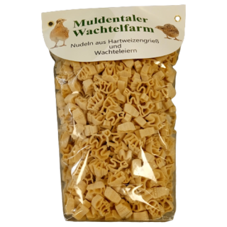 Muldentaler Wachtelfarm Nudeln "Bauernhof" aus Wachtelei 350g