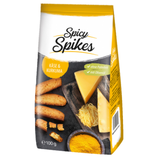 AL Neukircher Zwieback Spicy Spikes Käse & Kurkuma 100g