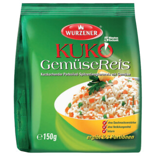 Wurzener KUKO-Gemüse Reis 150g