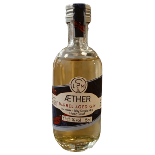 Leipziger Spirituosen Manufaktur Aether Barrel Aged Gin 44,8% 50ml