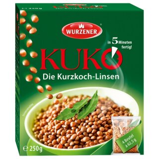 Wurzener KuKo KurzKoch Linse 4x62,5g