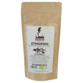 Dietrichs Kaffeerösterei Kaffee Ethiopien Sidamo Grande 2 Bio 250g gemahlen