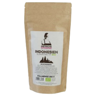 Dietrichs Kaffeerösterei Kaffee Indonesien Sumatra Gayo Highland TP Bio 250g ganze Bohne