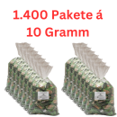 VERSANDKOSTENFREI! Sparpack: 1.400 Packungen (14 x 100 Pack) Wurzener Salzbrezeln Kleinabpackung á 10 g