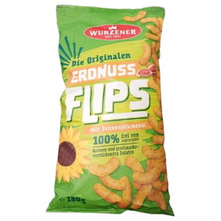 Wurzener Erdnussflips 180g