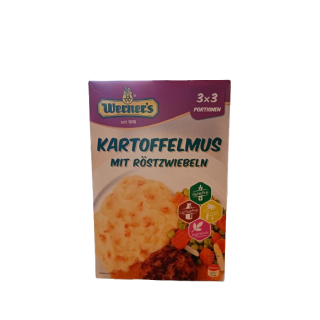 Werners Kartoffelmus mit Röstzwiebeln 3x3 Portionen