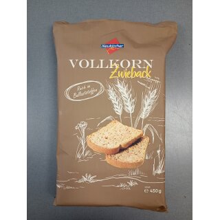 Neukircher Zwieback Vollkorn Zwieback 450g