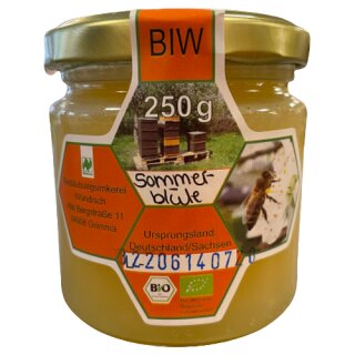 Bestäubungsimkerei Wündisch Honig Sommerblüte 250g