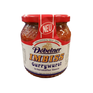 Döbelner Currywurst in herzhafter Sauce 500g Glas
