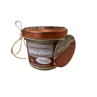 GeoGenuss Feldversuch Leben Salto Vitale Bohnenkrautsalz 110 g
