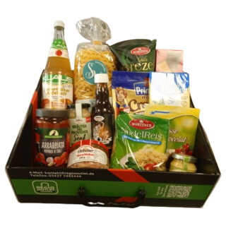 RegioGeschenkBox mit regionalem Lebensmittelsortiment "DLS"