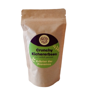 Hülsenreich Crunchy Kichererbsen Kräuter der Provence Bio 90g