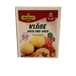 Werners Klöße halb und halb GV 4 x 0,75 kg