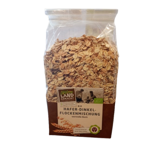 Rolle Mühle Bio Hafer-Dinkel-Flockenmischung 500g