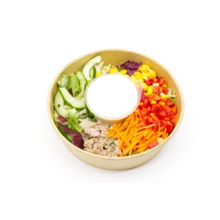 Köhra SalatBowl Thunfisch mit Dressing 300g