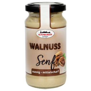 Altenburger Walnuss Senf, 200ml Glas