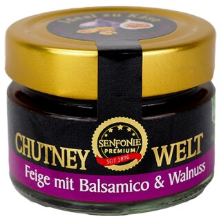 Altenburger Senfonie Premium Feigen Chutney mit Balsamico und Walnüssen, 95ml/120g