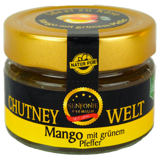Altenburger Senfonie Premium Mango Chutney mit grünem Pfeffer, 95ml/120g